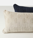 Etro Flag monogram corduroy cushion