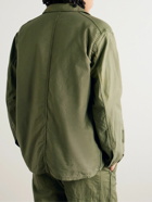 Needles - Logo-Embroidered Cotton Overshirt - Green