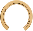 MM6 Maison Margiela Gold Logo Cuff Ring