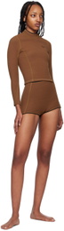ABYSSE Brown Parry Bikini Bottoms