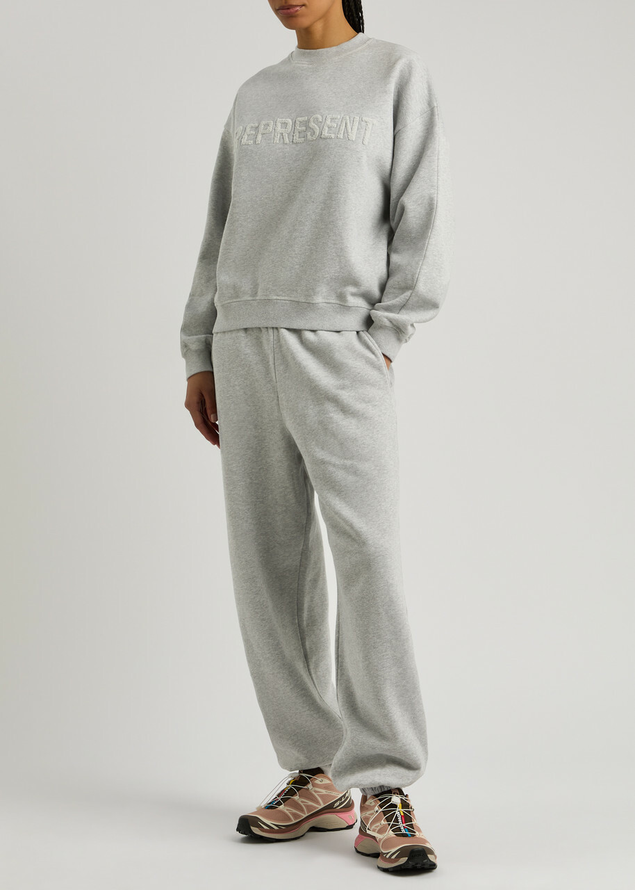 Represent Owners Club Cotton Sweatpants Light Grey