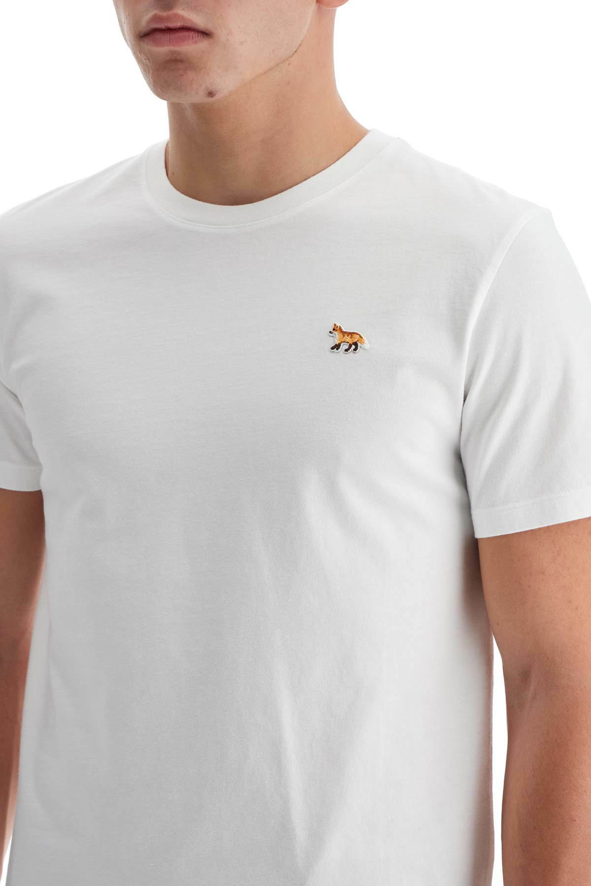 MAISON KITSUNE baby fox patch t-shirt White Maison Kitsune