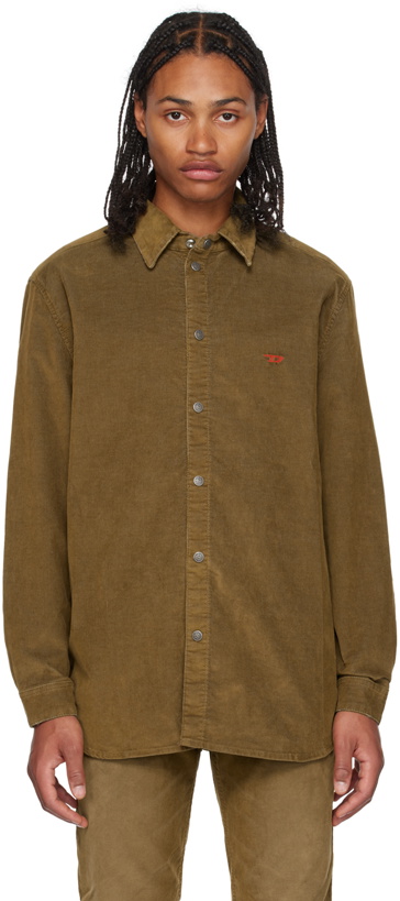 Photo: Diesel Tan D-Simply-Over Shirt