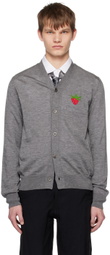 Comme des Garçons Shirt Gray Brett Westfall Edition Cardigan