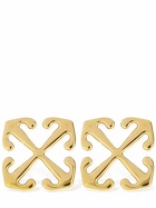 OFF-WHITE Mini Arrow Brass Earrings