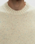 Les Deux Gary Fleck Wool Roundneck Beige Pullovers