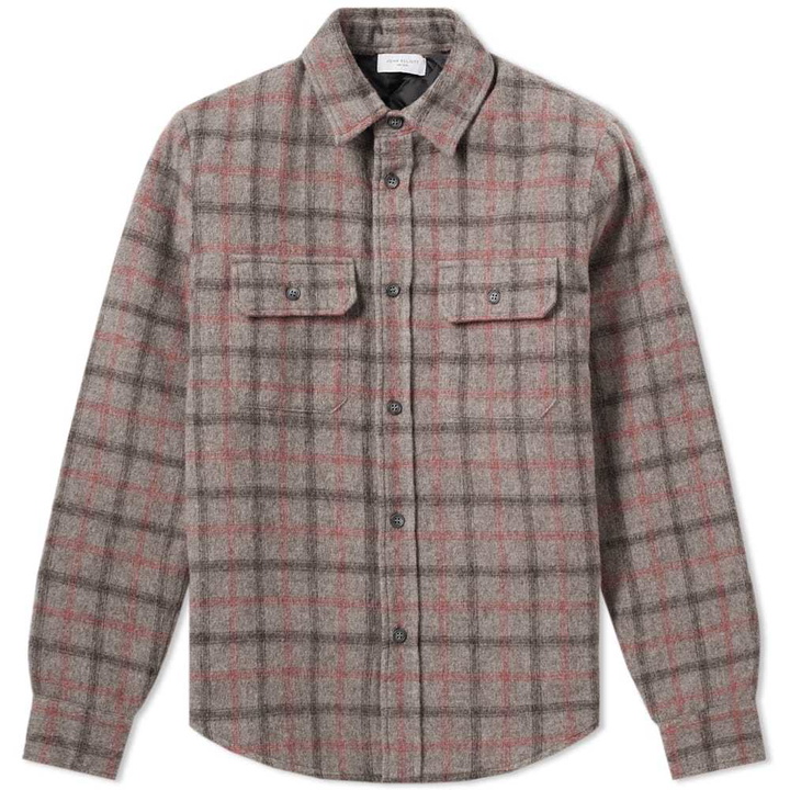 Photo: John Elliott Quilt Lined Check Shirt Crimson