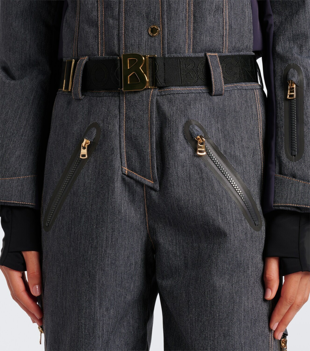 Bogner Jennad belted down ski suit