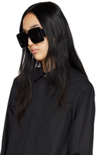 LINDA FARROW Black Sierra Sunglasses