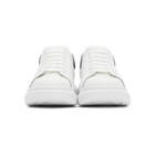 Alexander McQueen SSENSE Exclusive White Iridescent Oversized Sneakers