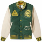 Billionaire Boys Club Men's Tropical Varsity Jacket in Green