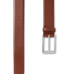 Hugo Boss - 3.5cm Brown Coris Leather Belt - Men - Brown