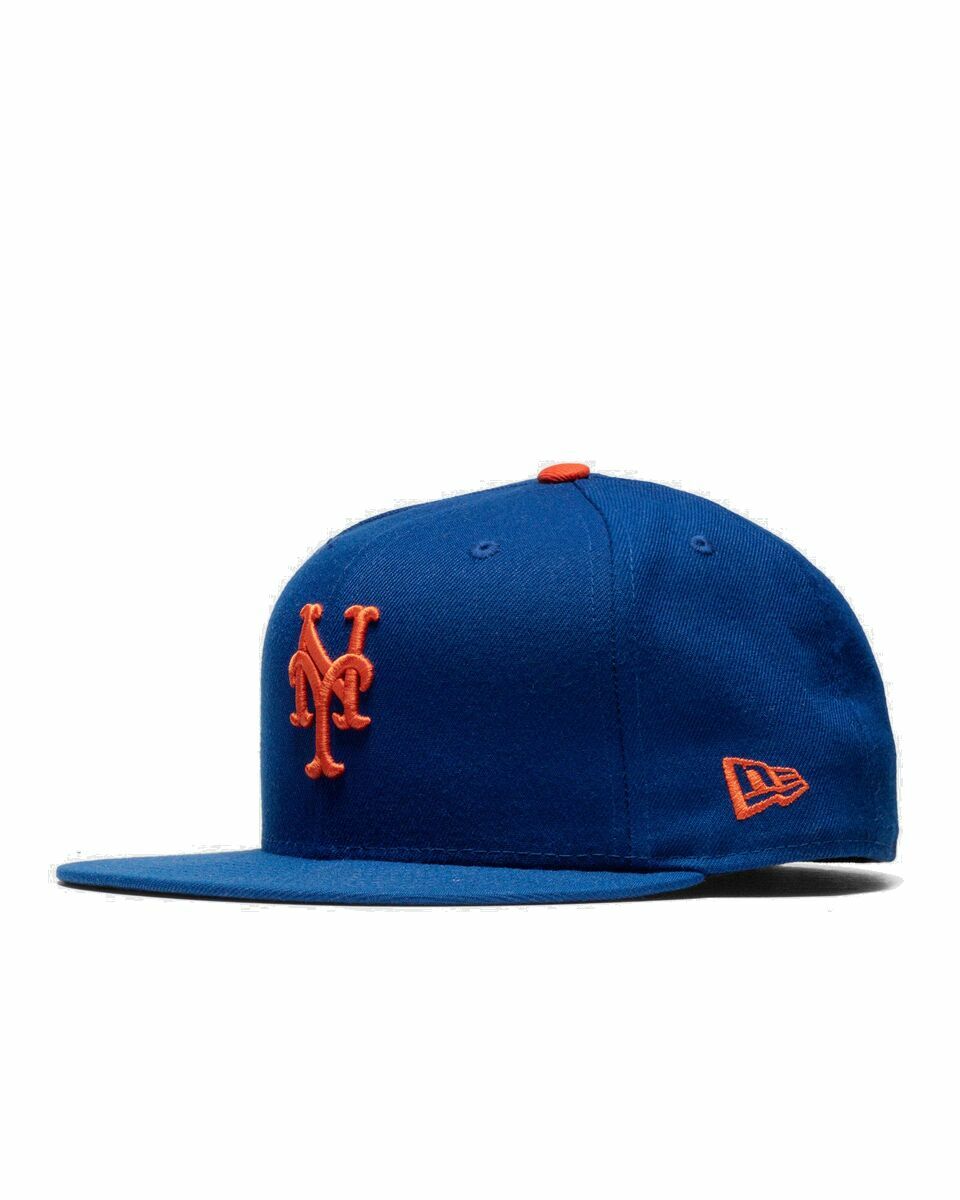 Photo: New Era Mlb New York Mets Authentic Collection Emea 59 Fifty Fitted Cap Blue - Mens - Caps