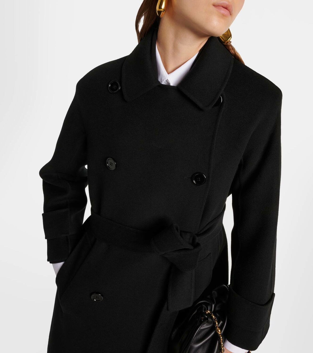 'S Max Mara Hester wool wrap coat
