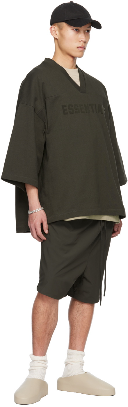 Fear of God ESSENTIALS Gray Football T-Shirt