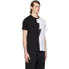 Neil Barrett Black and White Thunderbolt T-Shirt