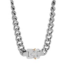 1017 ALYX 9SM Men's Necklace With Buckle in Silver