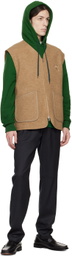 De Bonne Facture Beige Embroidered Vest