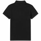 AMI Paris Men's A Heart Polo Shirt in Black