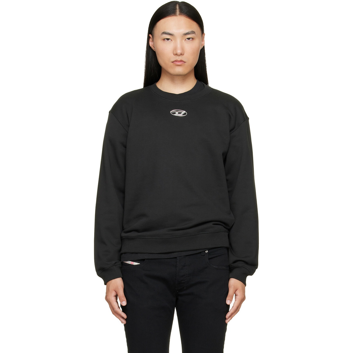 Diesel Black S-Norm-Iod Sweatshirt