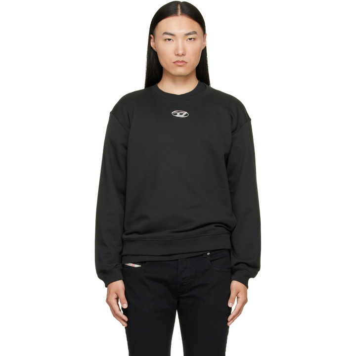 Photo: Diesel Black S-Norm-Iod Sweatshirt