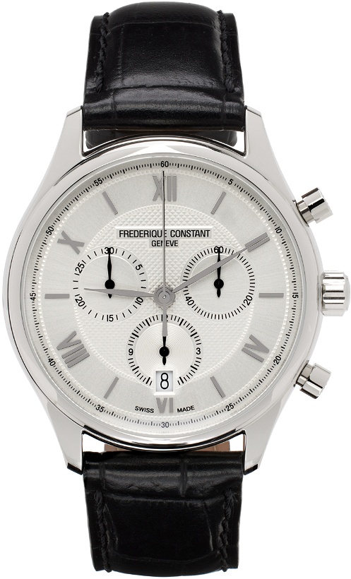 Photo: Frédérique Constant Black & Silver Classics Quartz Chronograph Watch