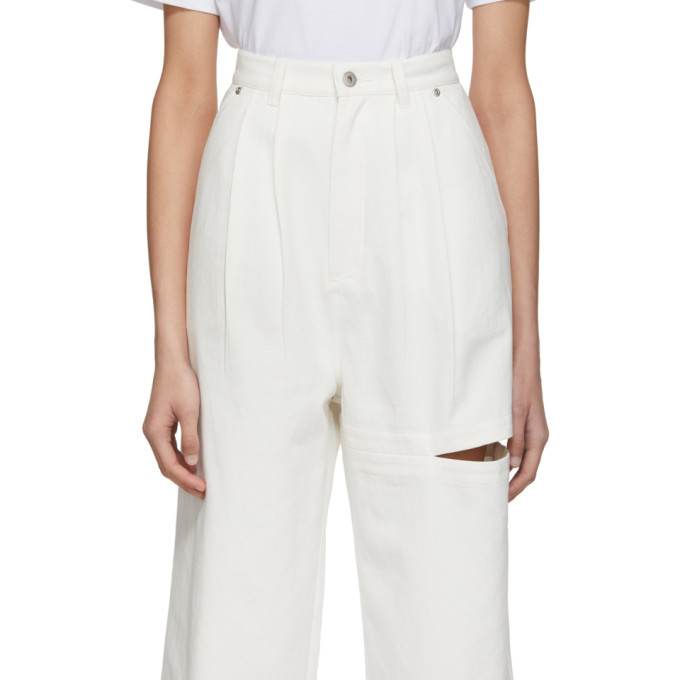 Perks and Mini SSENSE Exclusive White Bri Bri Jeans