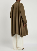 The Row Leins Cotton-poplin Coat Khaki