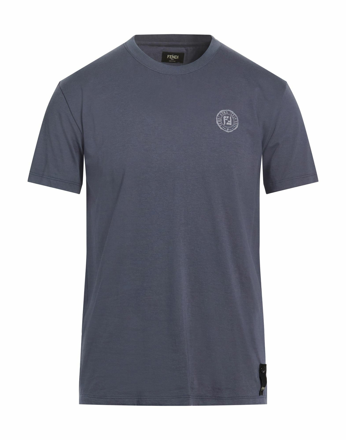 Fendi Mens T-shirt Slate in Blue