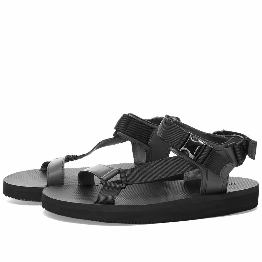 新品【MONCLER】Flaviaサンダル Moncler Men's Flavia Buckle Sandals in Black Moncler