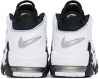 Nike White & Black Air More Uptempo '96 Sneakers