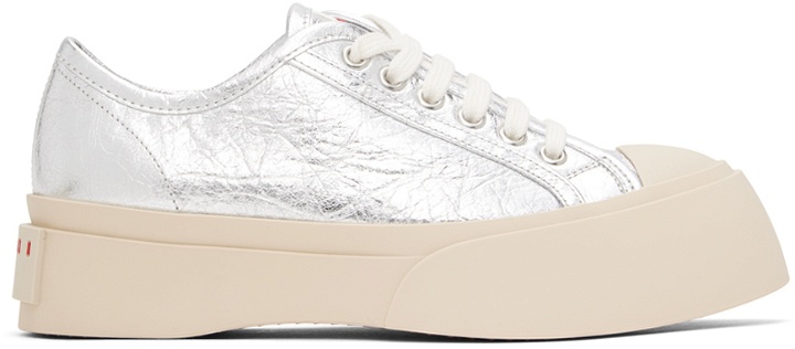 Photo: Marni Silver Pablo Lace-Up Sneakers