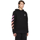 Off-White Black Slim Marker Hoodie