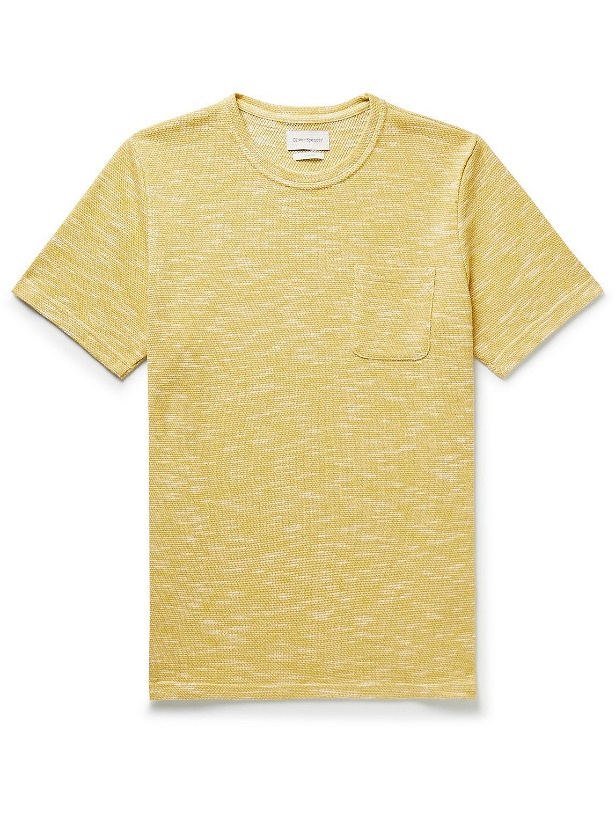 Photo: Oliver Spencer - Oli's Organic Cotton-Blend T-Shirt - Yellow