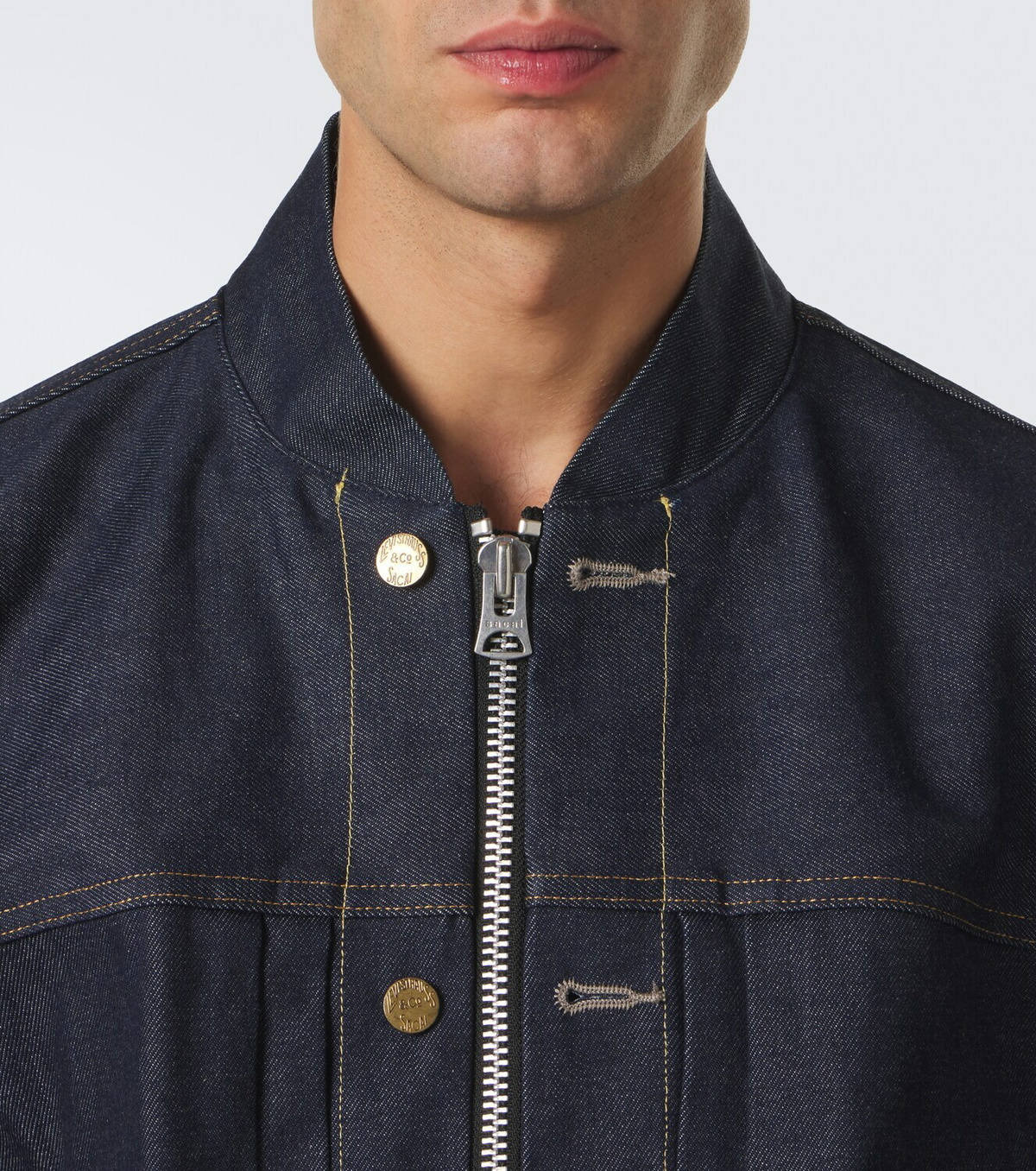 Sacai Denim bomber jacket