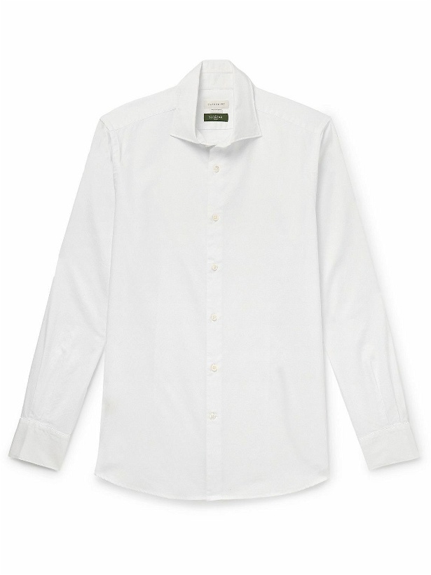 Photo: Incotex - Slim-Fit Cotton Oxford Shirt - White