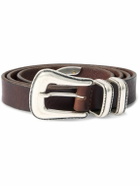 Nudie Jeans - 2.5cm Leather Western Belt - Brown
