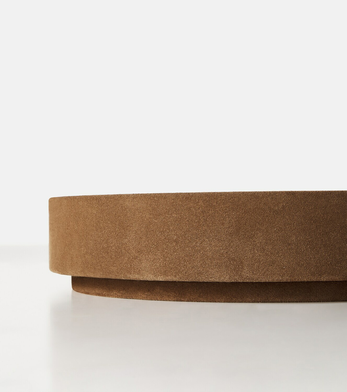 Michaël Verheyden Small suede-trimmed decorative tray