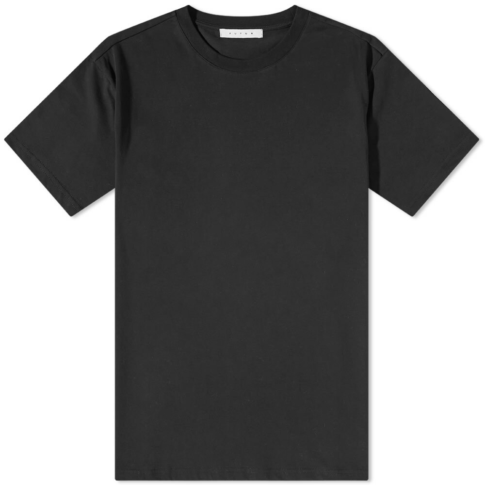 Futur Men's N01 Core Logo T-Shirt in Black Futur