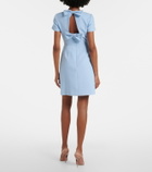 Carolina Herrera Floral embroidered minidress