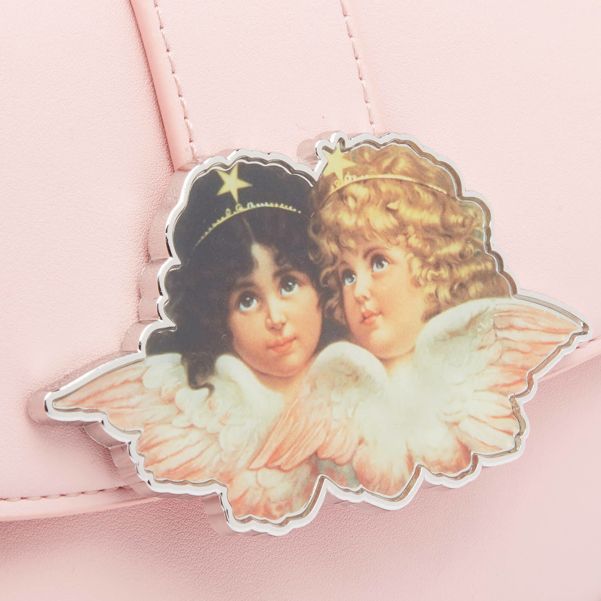 Fiorucci Women's Angel Baguette Bag in Pink Fiorucci