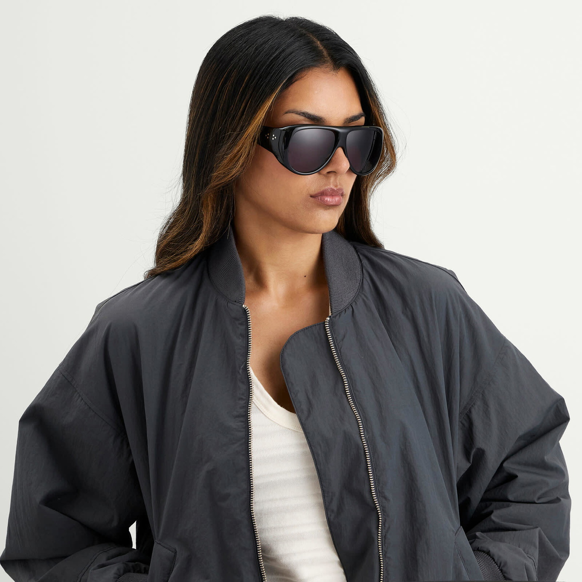 Port Tanger Gambia Sunglasses in Black 