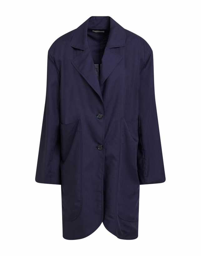 Photo: Nina Ricci Womens Overcoat & Trench Coat in Navy