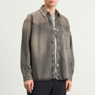 Won Hundred Men's Zayne Denim Overshirt in Tintet Grey