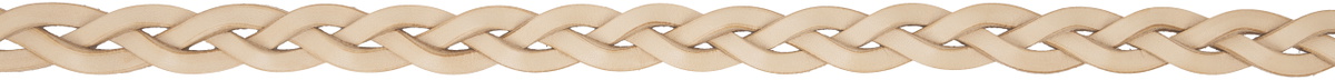 OUR LEGACY Beige 2 CM Braided Belt
