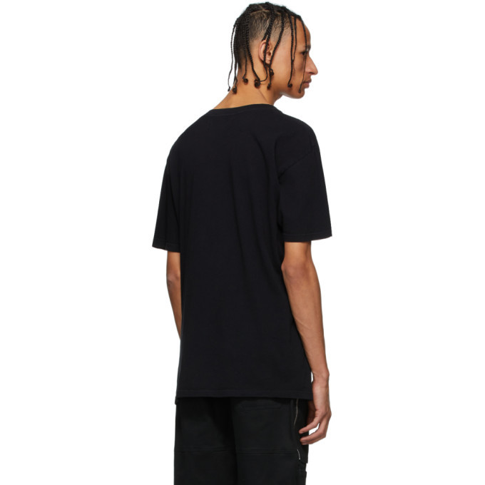 Nahmias Black Scripted Logo T-Shirt Nahmias
