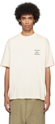 Drôle De Monsieur Off-White 'Le T-Shirt Slogan Cursive' T-Shirt