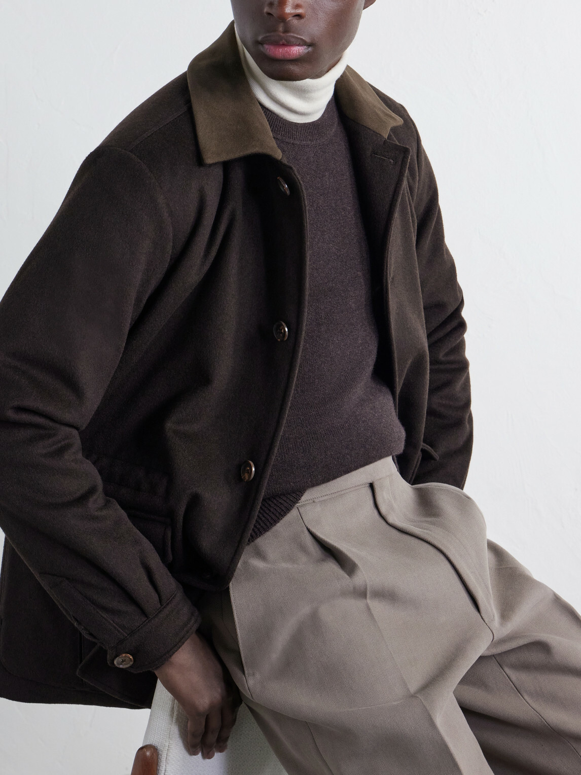 Rag & Bone - Vernon Cashmere Sweater - Brown