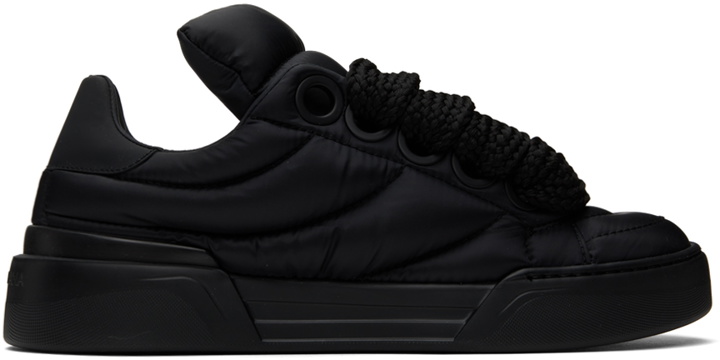 Photo: Dolce&Gabbana Black New Roma Sneakers