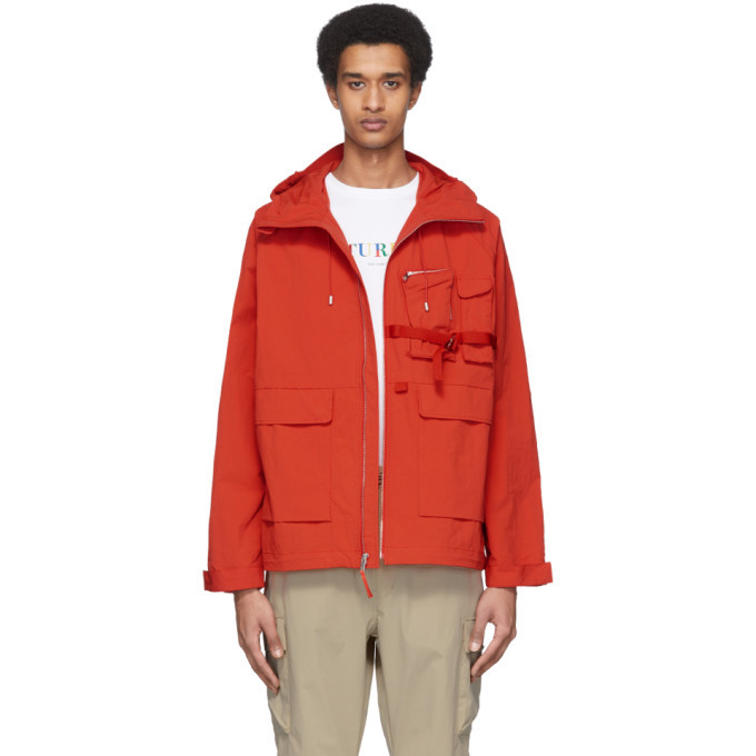 Saturdays NYC Red Suzuki Windbreaker Jacket Saturdays NYC